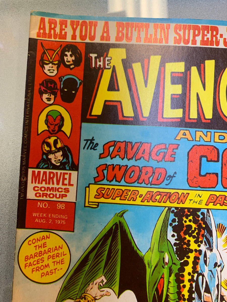 The Way of The Black Hound! #98 (The Avengers And The Savage Sword Of ...
