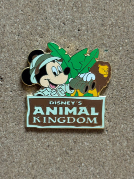 Safari Mickey Animal Kingdom  (Walt Disney World, Pin Traders) - Bitz & Buttons