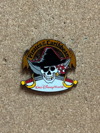 Cross Bones Pirates of the Caribbean  (Walt Disney World, Pin Traders) - Bitz & Buttons