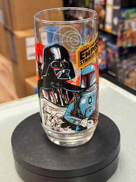 Empire Strikes Back Vader & Fett Glass Cup (Vintage Star Wars, Happy Meal Glasses)