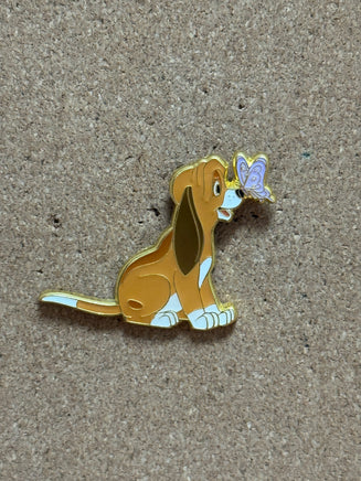 Fox & Hound Butterfly Cooper (Walt Disney World, Pin Traders) - Bitz & Buttons