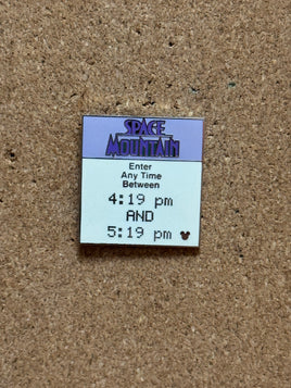 Space Mountain Fast Pass (Walt Disney World, Pin Traders) - Bitz & Buttons