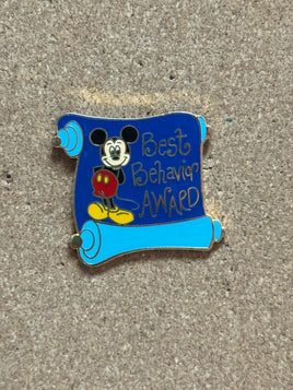 Mickey Mouse Best Behavior Award (Walt Disney World, Pin Traders) - Bitz & Buttons