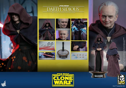 Darth Sidious TMS102 1/6 Scale (Star Wars Clone Wars, Hot Toys) - Bitz & Buttons