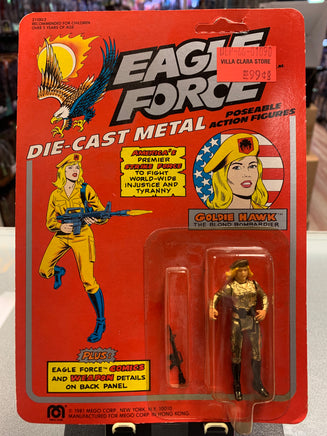 Goldie Hawk The Blond Bombardier (Eagle Force, Vintage MEGO) Die-Cast - Bitz & Buttons