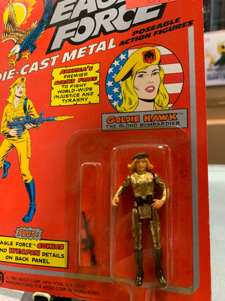 Goldie Hawk The Blond Bombardier (Eagle Force, Vintage MEGO) Die-Cast - Bitz & Buttons