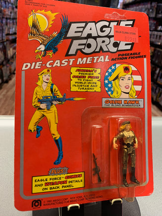 Goldie Hawk The Blond Bombardier (Eagle Force, Vintage MEGO) Die-Cast - Bitz & Buttons