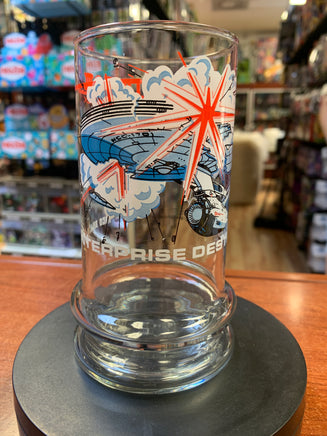 Enterprise Destroyed StarTrek (Vintage Happy Meal Glasses, Taco Bell) - Bitz & Buttons