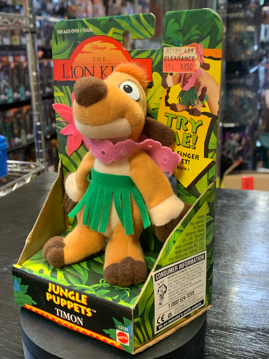 Jungle puppets Timon (Vintage Disney The Lion King, Mattel)| Bitz & Buttons