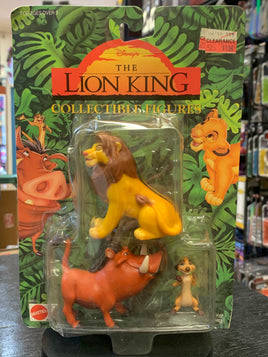 Simba, Timon & Pumba Figures (Vintage Disney The Lion King, Mattel)