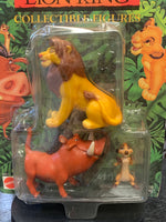 Simba, Timon & Pumba Figures (Vintage Disney The Lion King, Mattel)