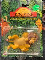 Mufasa & Baby Simba Figures (Vintage Disney The Lion King, Mattel)