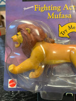 Fighting Action Mufasa (Vintage Disney The Lion King, Mattel)