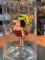 Cavewoman with Snake Bat(Vintage Happy Meal Glasses, Arby’s)