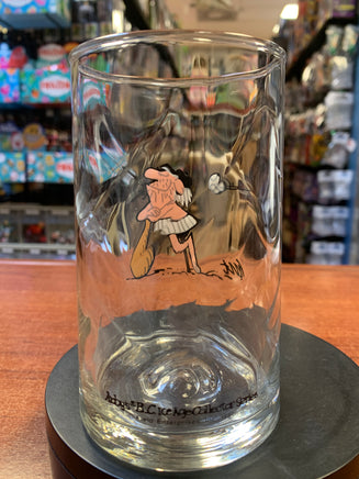 Caveman With Ball & Bat (Vintage Happy Meal Glasses, Arby’s) - Bitz & Buttons