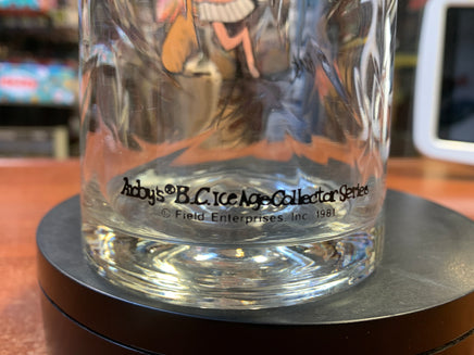 Caveman With Ball & Bat (Vintage Happy Meal Glasses, Arby’s) - Bitz & Buttons