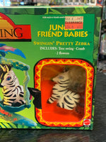 Swingin’ Pretty Zebra Jungle Friend Babies (Vintage The Lion King, Mattel)