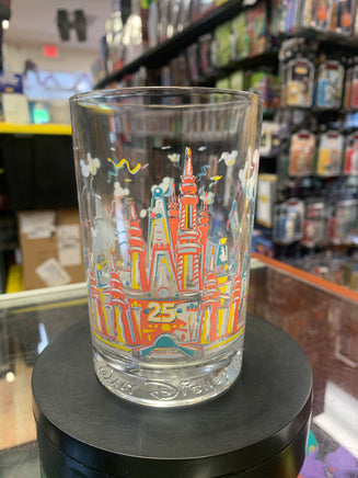 Disney World Castle 25th Anniversary(Vintage Happy Meal Glasses,Walt Disney) - Bitz & Buttons