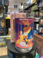 Beauty & The Beast Walt Disney Plastic Cup #5 (Vintage Happy Meal Glasses, Burger King)