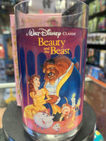 Beauty & The Beast Walt Disney Plastic Cup #5 (Vintage Happy Meal Glasses, Burger King)