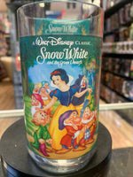 Snow White & Seven Dwarfs Walt Disney Plastic Cup #1 (Vintage Happy Meal Glasses, Burger King)