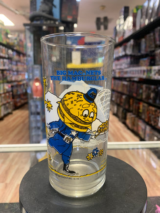Big Mac Nets The Hamburglar (Vintage Happy Meal Glasses, McDonalds) - Bitz & Buttons