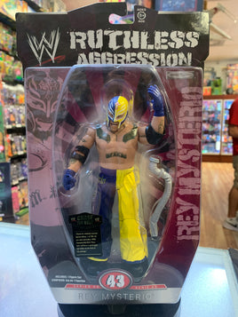 Rey Mysterio Blue/Yellow Series 43 (WWE Ruthless Aggression, Jakks Pacific)