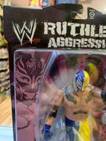 Rey Mysterio Blue/Yellow Series 43 (WWE Ruthless Aggression, Jakks Pacific)