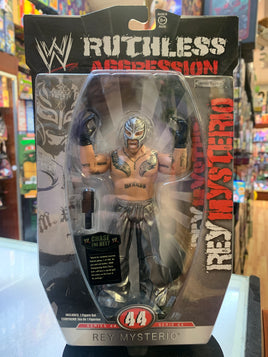 Rey Mysterio Chase Belt Silver Series44 (WWE Ruthless Aggression, Jakks Pacific)