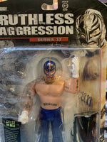 Rey Mysterio Chase Belt Series 33 Blue (WWE Ruthless Aggression, Jakks Pacific)