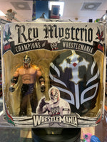 Rey Mysterio Champions Of WrestleMania Black Mask (WWE Ruthless Aggression, Jakks Pacific)