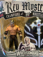 Rey Mysterio Champions Of WrestleMania Black Mask (WWE Ruthless Aggression, Jakks Pacific)