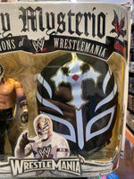 Rey Mysterio Champions Of WrestleMania Black Mask (WWE Ruthless Aggression, Jakks Pacific)