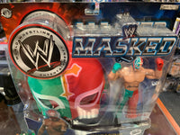 Rey Mysterio Red/Green Mask  5102 (WWE Ruthless Aggression, Jakks Pacific)