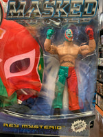 Rey Mysterio Red/Green Mask  5104 (WWE Ruthless Aggression, Jakks Pacific)