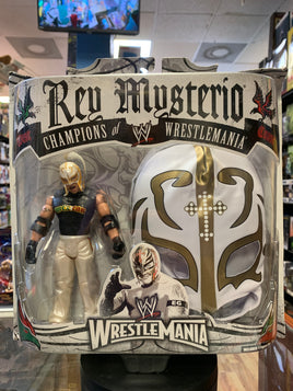 Rey Mysterio Champions Of Wrestlemania White/Gold Mask (WWE Ruthless Aggression, Jakks Pacific)