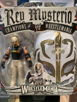 Rey Mysterio Champions Of Wrestlemania White/Gold Mask (WWE Ruthless Aggression, Jakks Pacific)