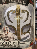 Rey Mysterio Champions Of Wrestlemania White/Gold Mask (WWE Ruthless Aggression, Jakks Pacific)