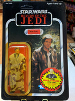 Han Solo Trench Coat ROTJ  77 Back 3164 (Vintage Star Wars, Kenner)