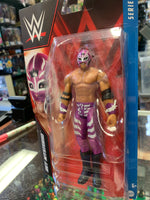 Rey Mysterio Purple/White #132 (WWE Basic , Mattel)