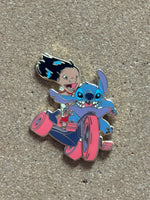 Lilo & Stitch Riding Tricycle  (Walt Disney World, Pin Traders) - Bitz & Buttons