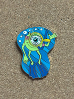 Snoring Mike Wazowski  (Walt Disney World, Pin Traders) - Bitz & Buttons