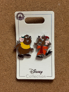 Gus & Jack Ciderella Pin Set  (Walt Disney World, Pin Traders) - Bitz & Buttons