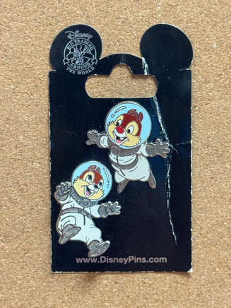 Chip & Dale Astronaunt Set (Walt Disney World, Pin Traders) - Bitz & Buttons