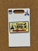 Mickey & Friends 50th License Plate (Walt Disney World, Pin Traders) - Bitz & Buttons