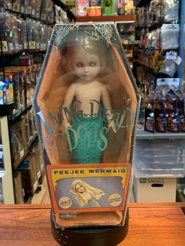 Blue Feejee Mermaid (Living Dead Dolls LDD, Vintage Mezco) SEALED