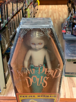 Blue Feejee Mermaid (Living Dead Dolls LDD, Vintage Mezco) SEALED - Bitz & Buttons
