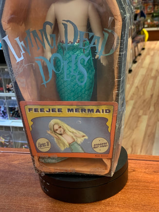 Blue Feejee Mermaid (Living Dead Dolls LDD, Vintage Mezco) SEALED - Bitz & Buttons