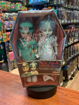 Doctor Dedwin & Nurse Necropolis(Living Dead Dolls LDD, Vintage Mezco) SEALED