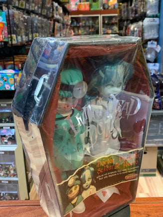 Doctor Dedwin & Nurse Necropolis(Living Dead Dolls LDD, Vintage Mezco) SEALED - Bitz & Buttons
